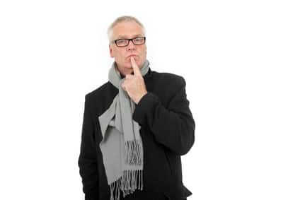 Mand der tænker