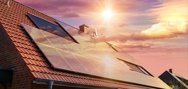 Solceller på taget