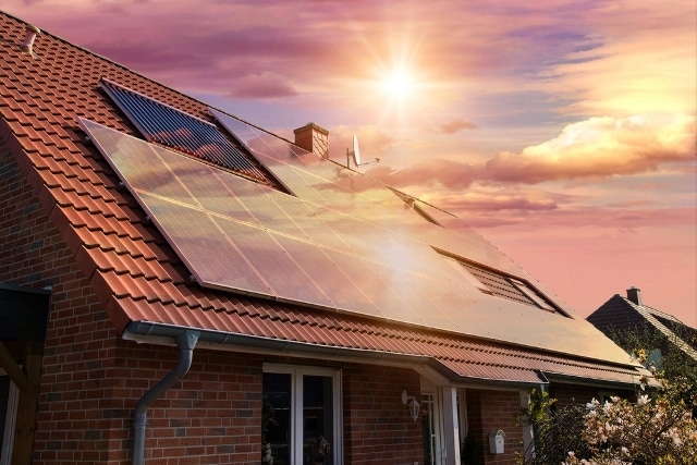 Solceller på taget
